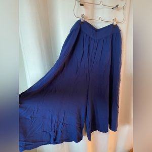 Cropped lightweight Palazzo pants